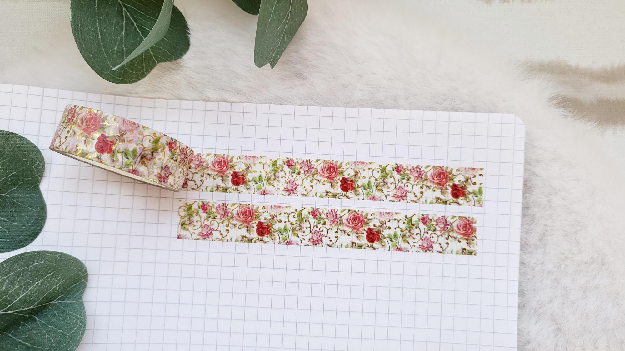 Washi Tape Roses